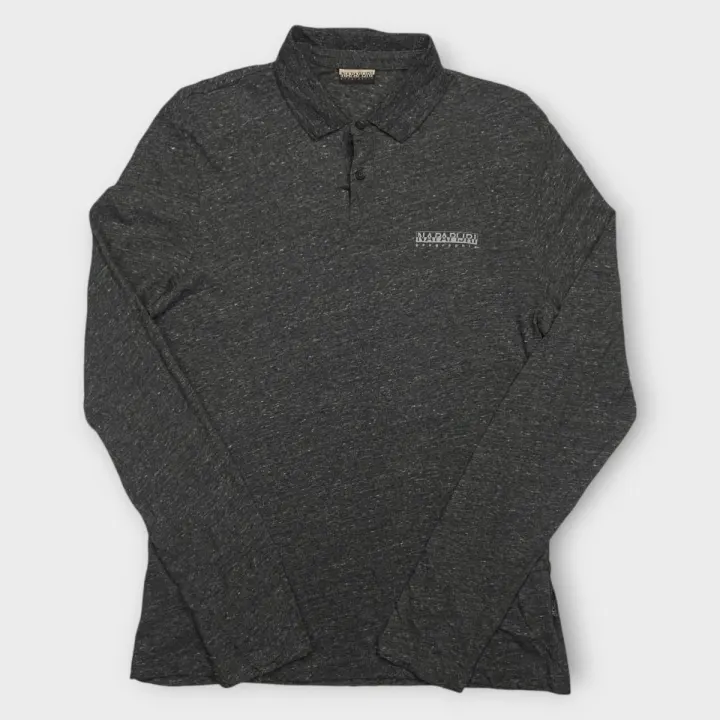 Napapijri Long-Sleeve Polo Shirt (S)