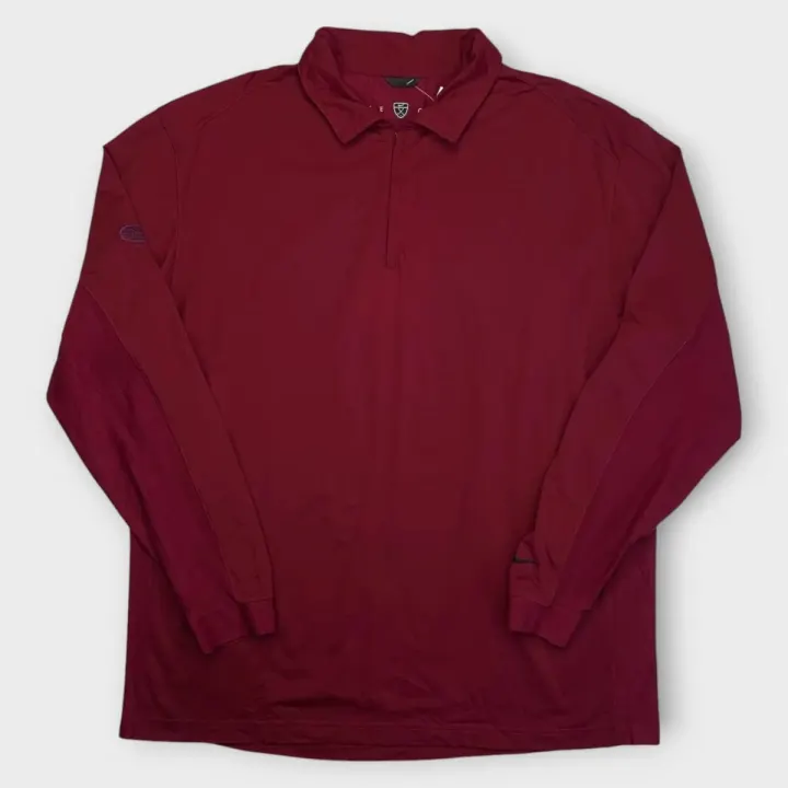 Nike Sportive Long-Sleeve Polo Shirt (XL)