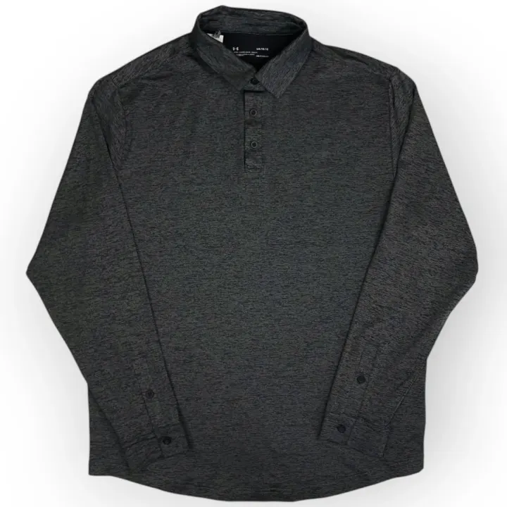 Under Armour Sportive Long-Sleeve Polo Shirt (L-XL)