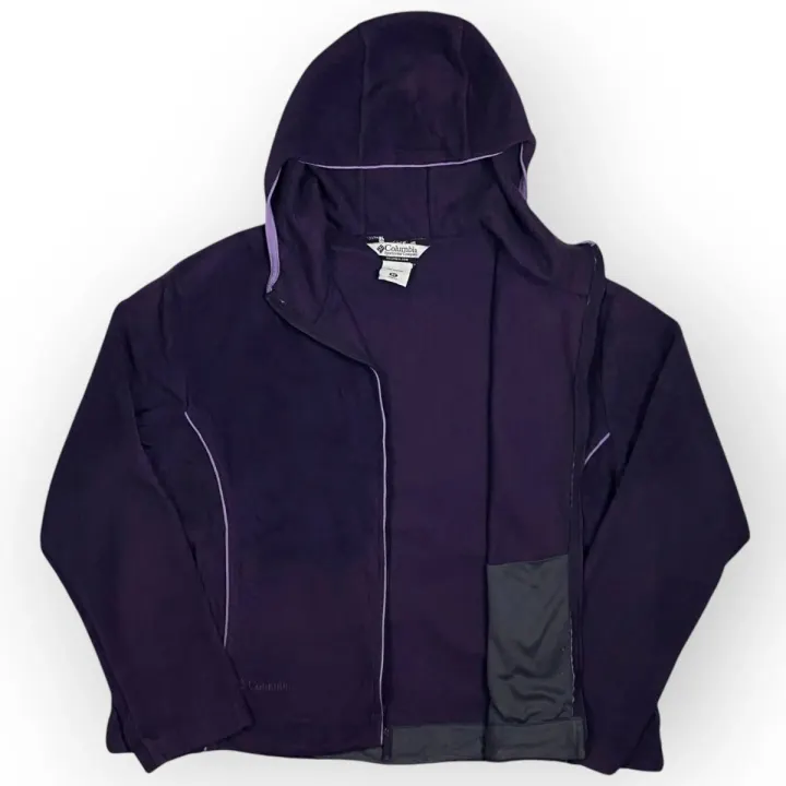Women Columbia Hooded Zip Up Fleece (XL)