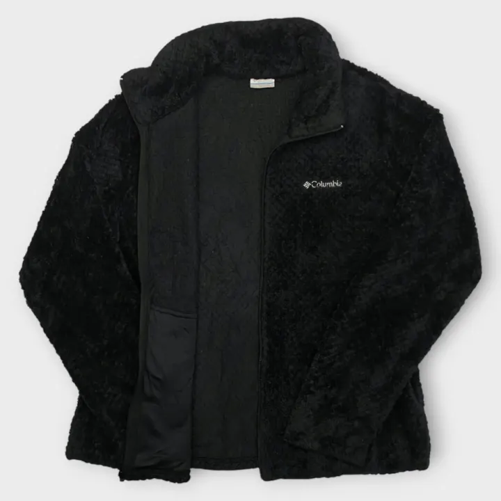 Women Columbia Zip Up Fur (XL)