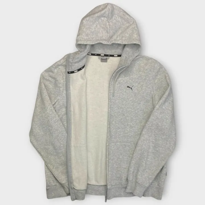 Women Puma Zip Up Hoodie (XL)