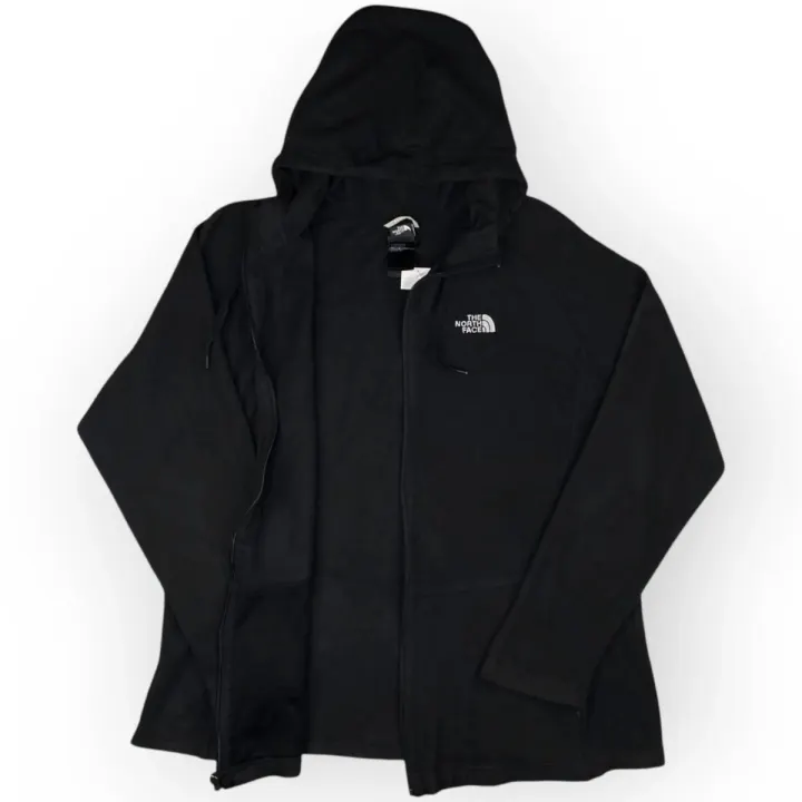 Women The North Face Hooded Zip Up Fleece (XL)