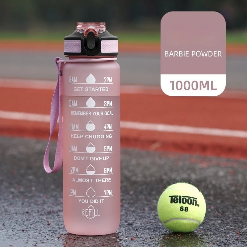 bpa free motivational water bottle tritan plastic — Bott 73002.1