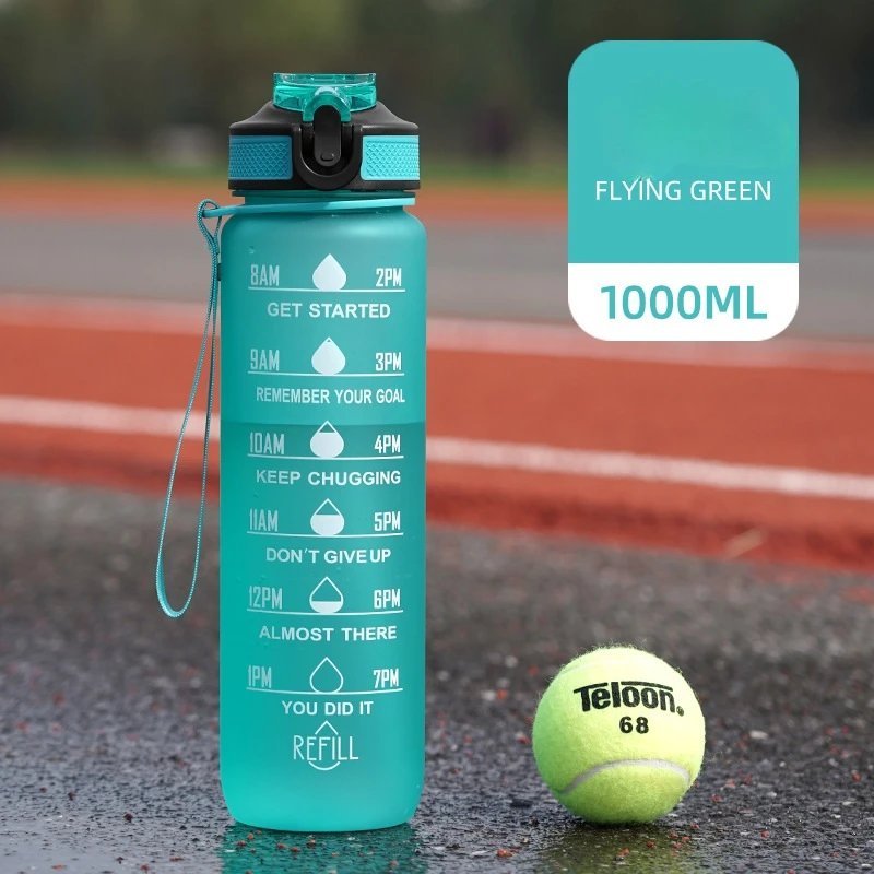 bpa free motivational water bottle tritan plastic — Bott 73002.2