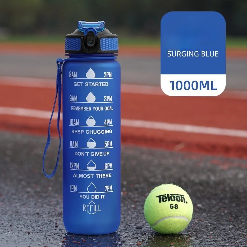 bpa free motivational water bottle tritan plastic — Bott 73002.3