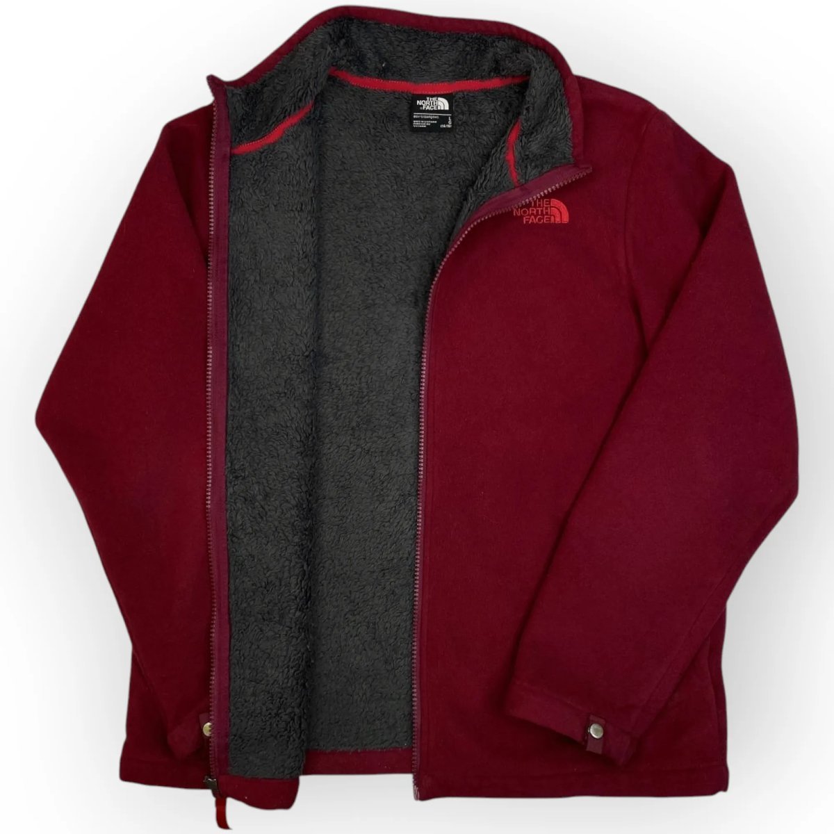 Boys The North Face Zip Up Fleece (L)