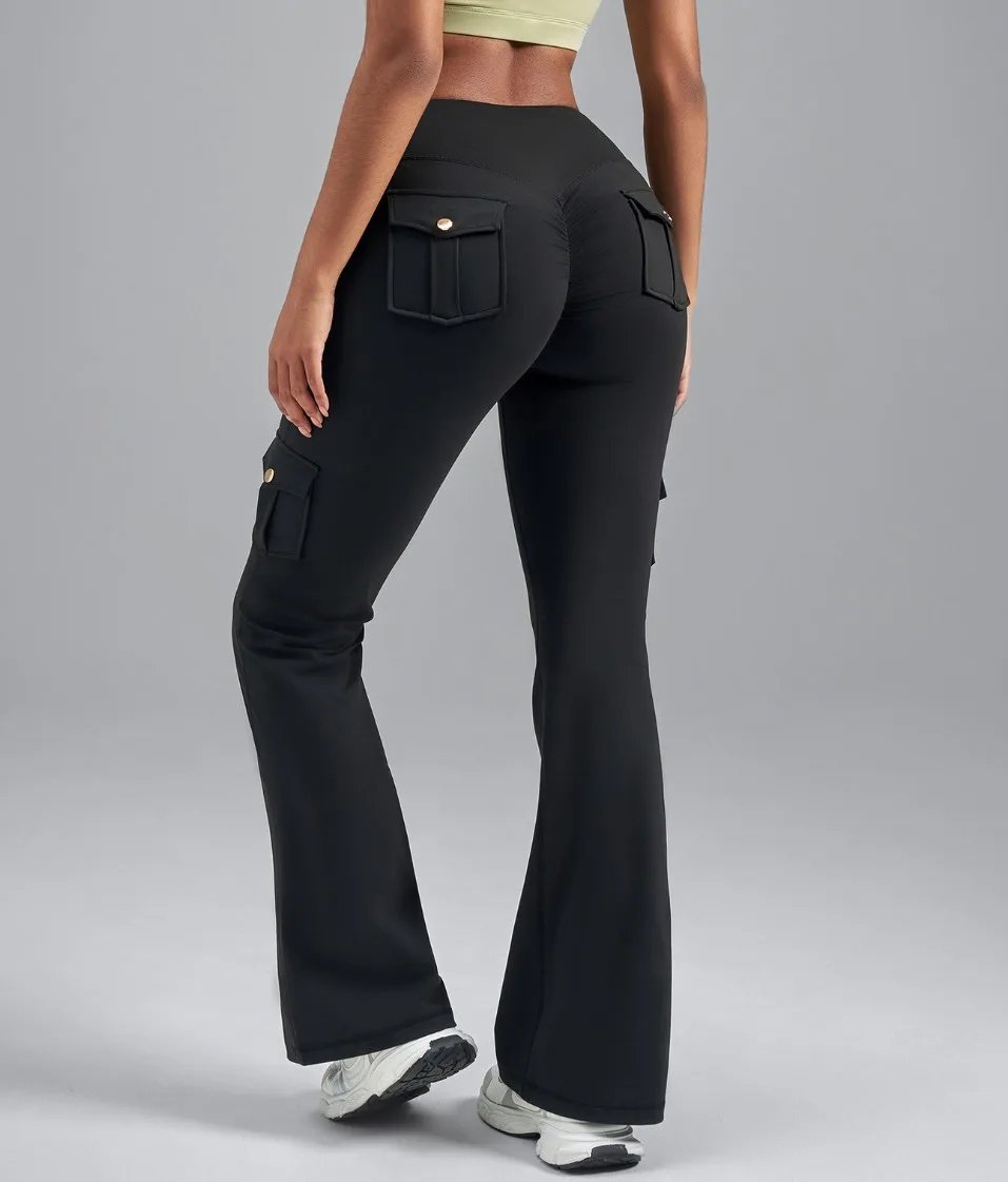 Flare Scrunchy Pocket Legging — DL-250259