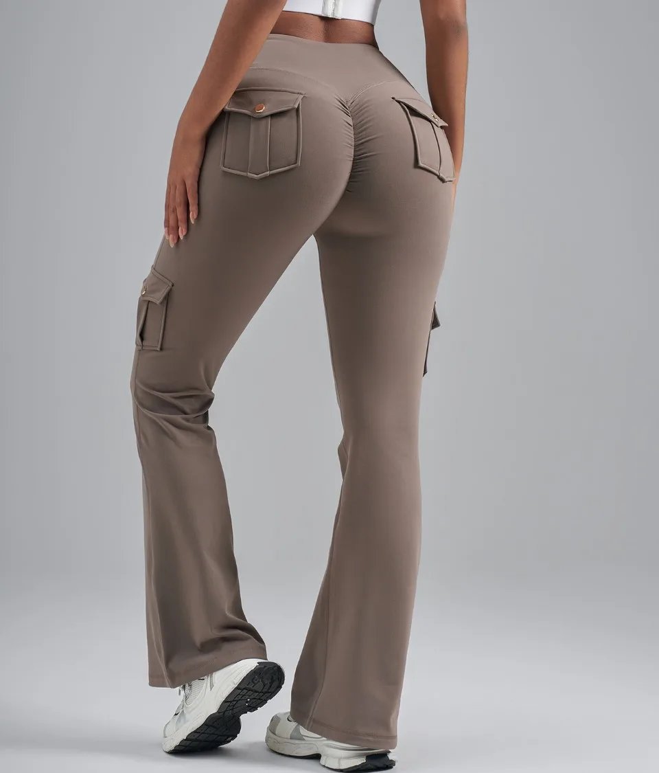 Flare Scrunchy Pocket Legging — DL-250260