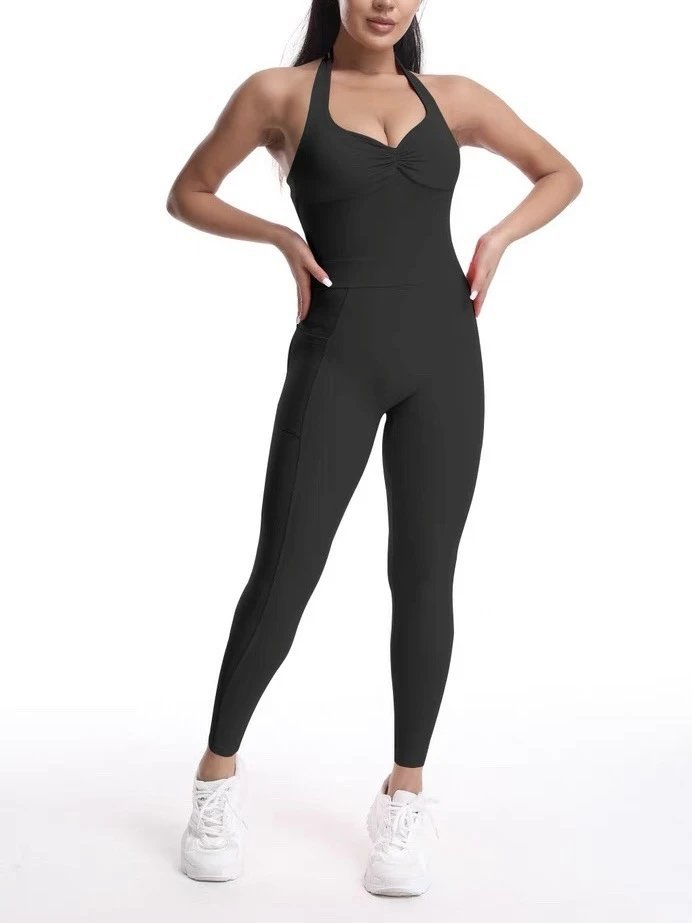New European and American one-piece yoga suit — O-11814.2