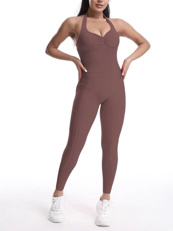 New European and American one-piece yoga suit — O-11815