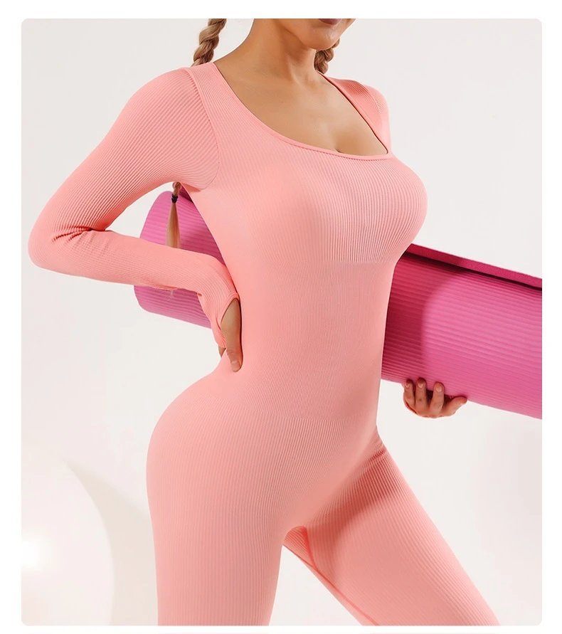 A jumpsuit is a one – piece outfit combining a top and trousers. — O-11858.1