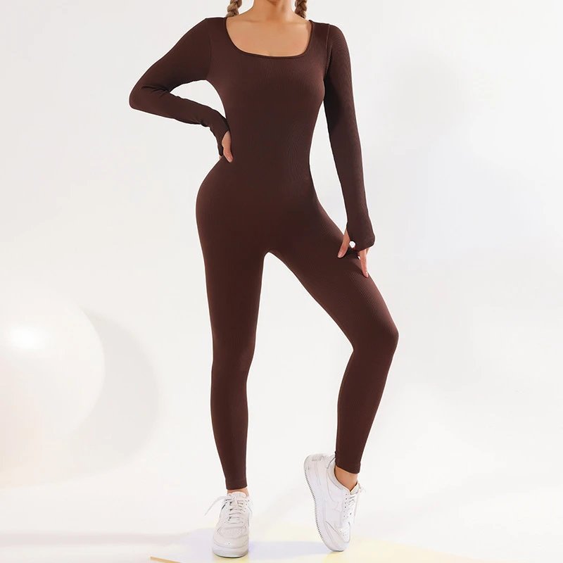 A jumpsuit is a one – piece outfit combining a top and trousers . — O-11858