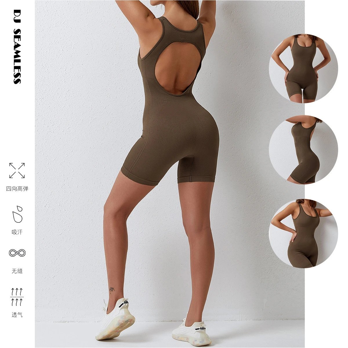 A jumpsuit is a one – piece outfit combining a top and trousers . — O-11886
