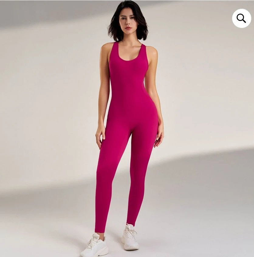A jumpsuit is a one – piece outfit combining a top and trousers. — O-12038