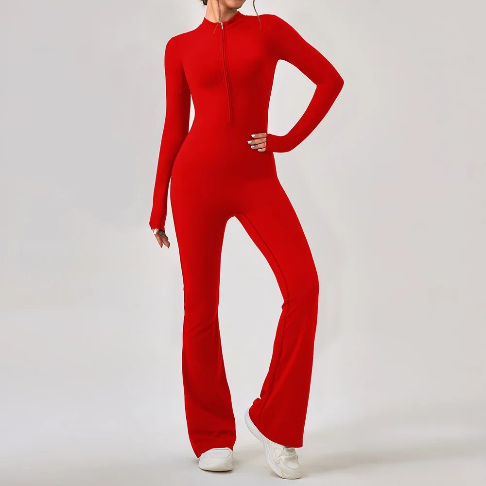 Zipper Long-sleeved Trousers — O-12053.2