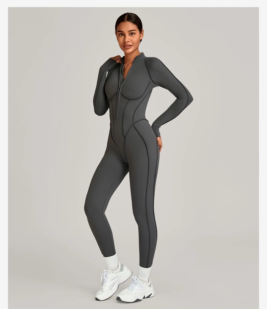 Jumpsuit Half-Zip All-In-One — O-12068.2
