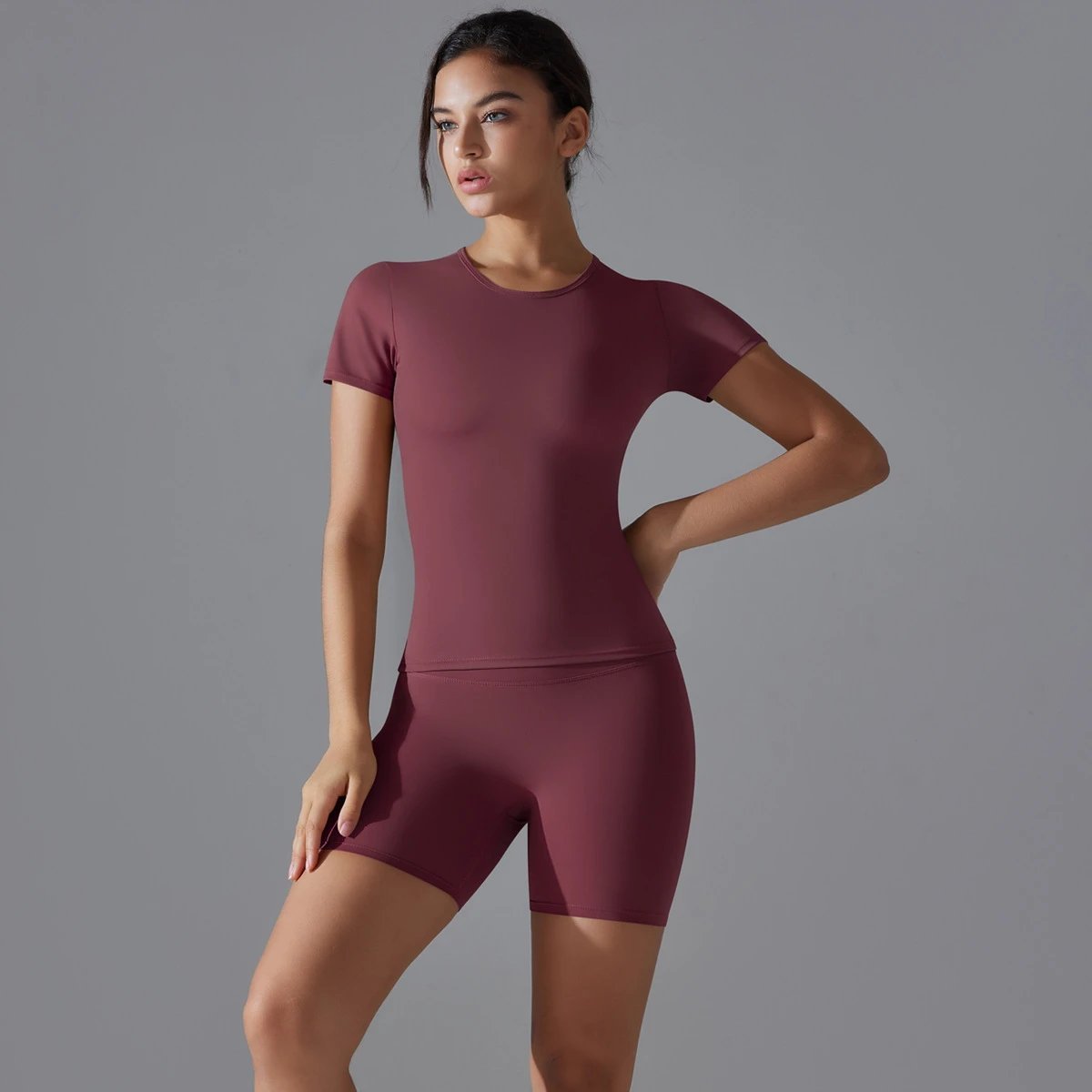 short-sleeved fitness suit — SH-45019.2