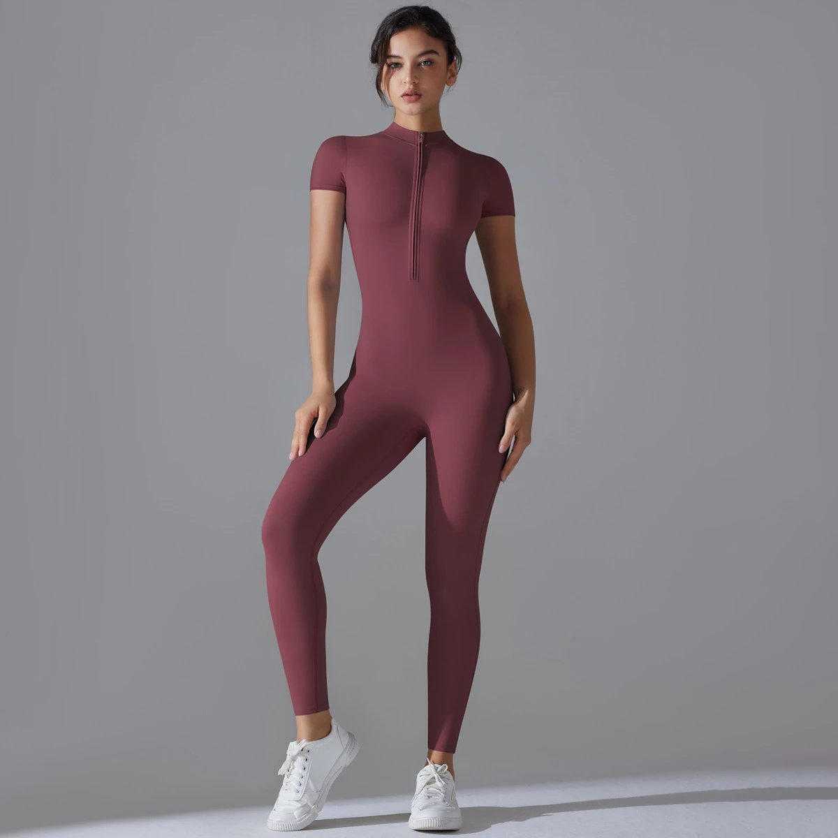 Ladies Sports Seamless Athletic High Waist Butt Lift Leggings — O-11863