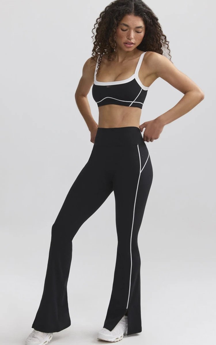 Ladies Sports Seamless Athletic High Waist Butt Lift Leggings Set Women. — SS-13043