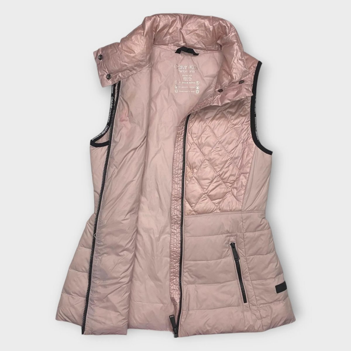 Women Calvin Klein Puffer Vest (XS)