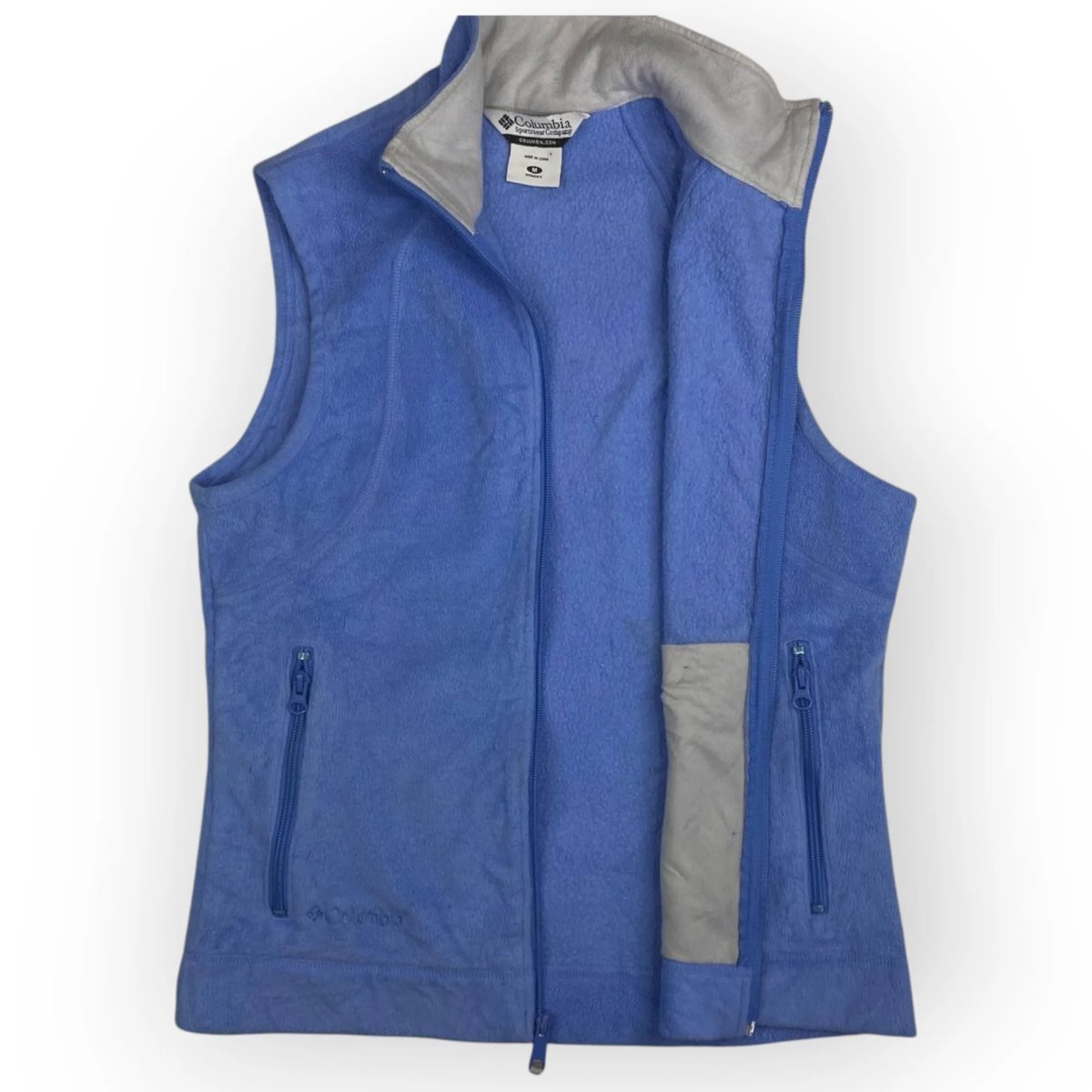 Women Columbia Fleece Vest (M)