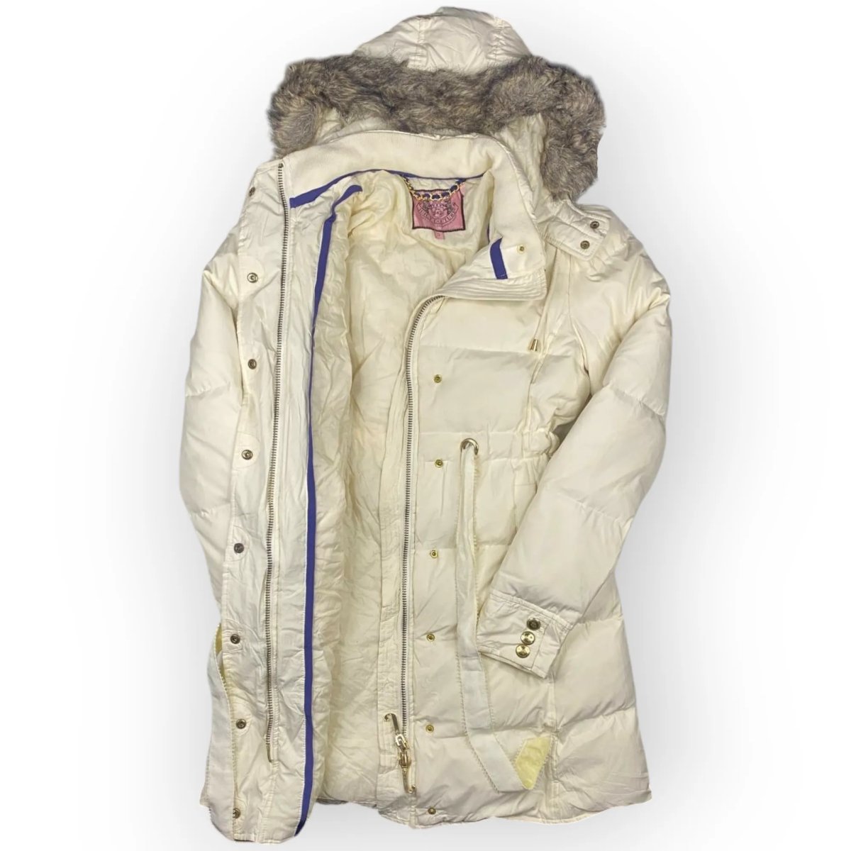 Women Juicy Couture Long Puffer Jacket (S)