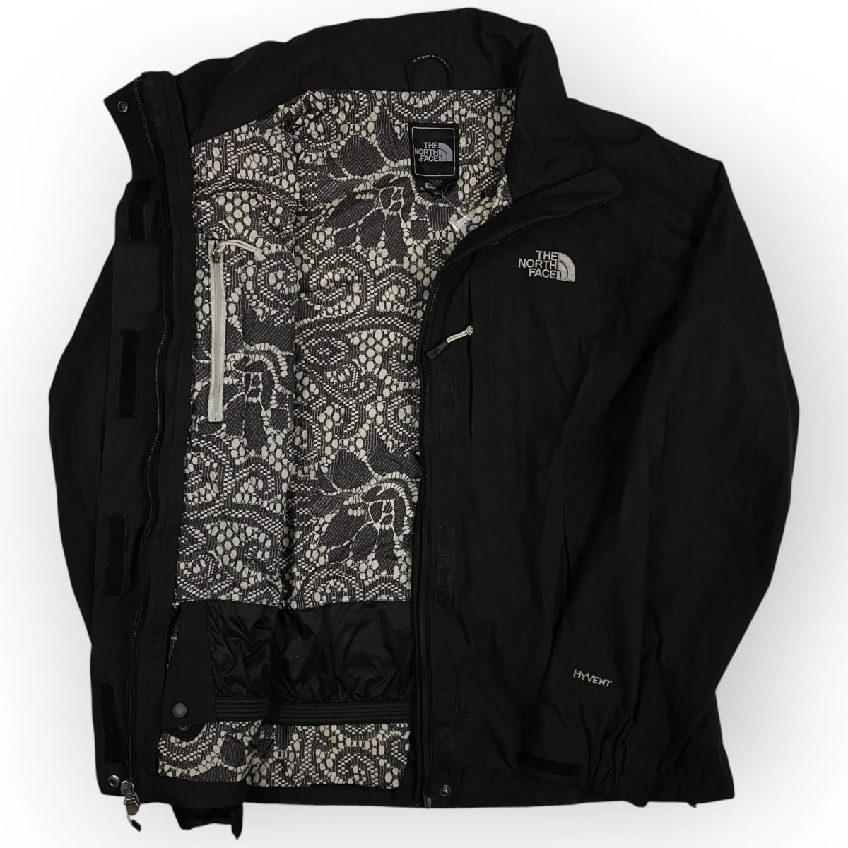 Women The North Face Hooded Jacket (M)