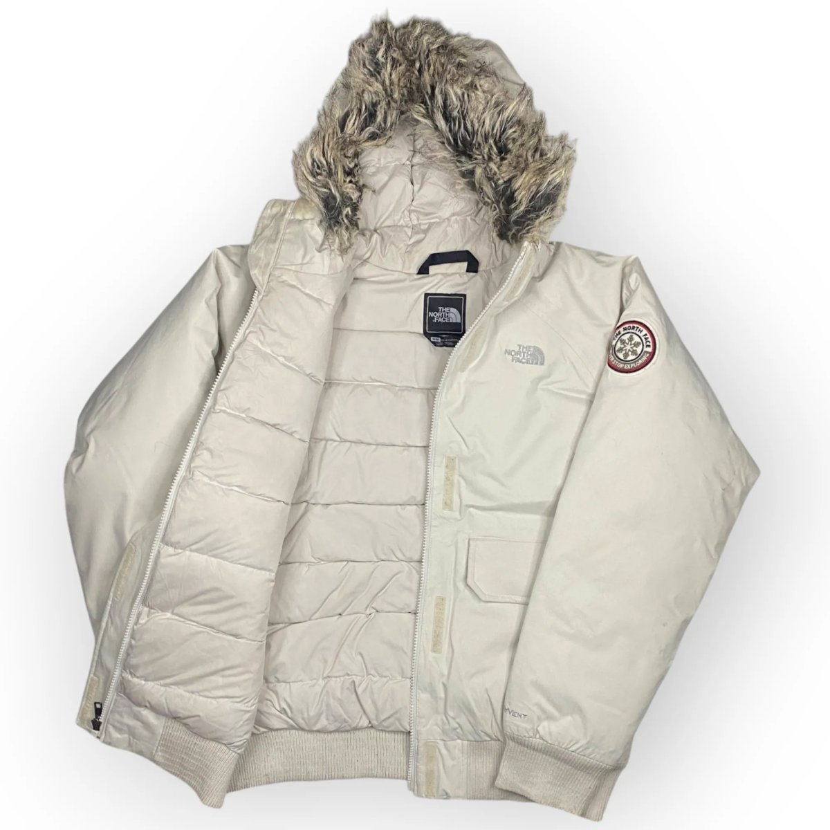 Women The North Face Hooded Jacket (M-L)