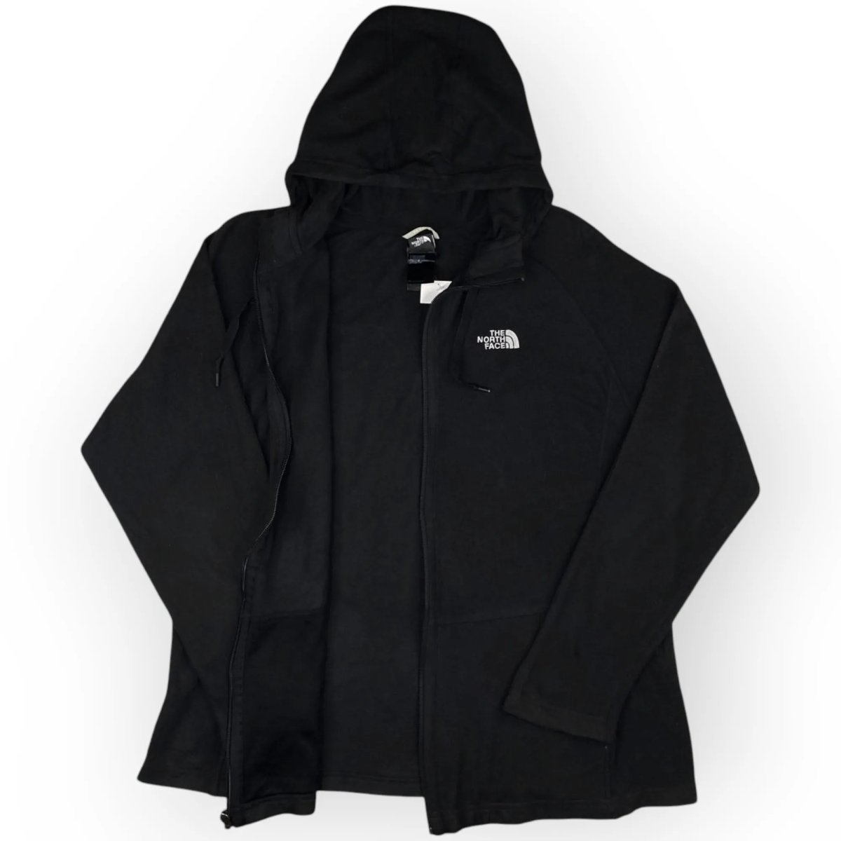 Women The North Face Hooded Zip Up Fleece (XL)