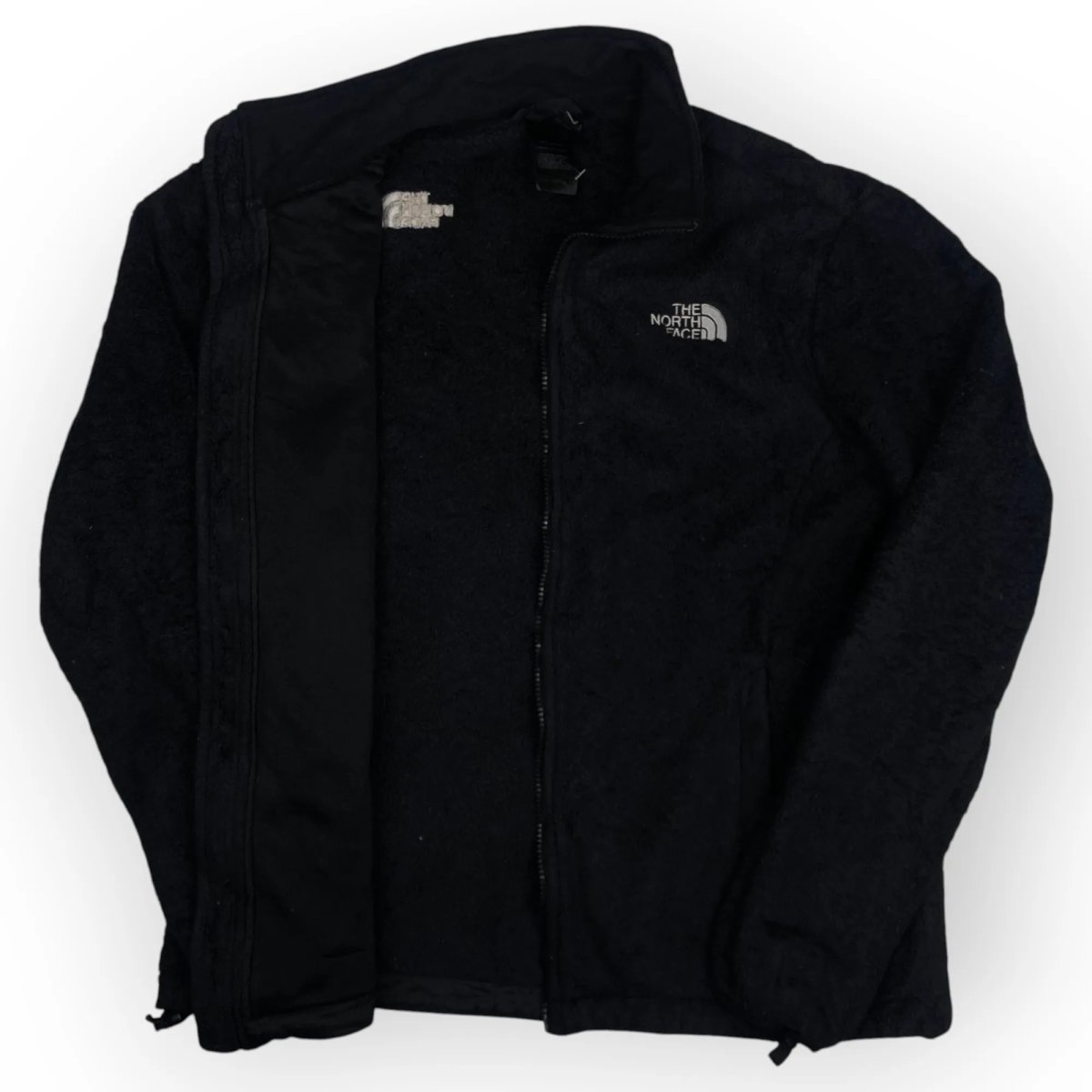 Women The North Face Zip Up Fur (L)