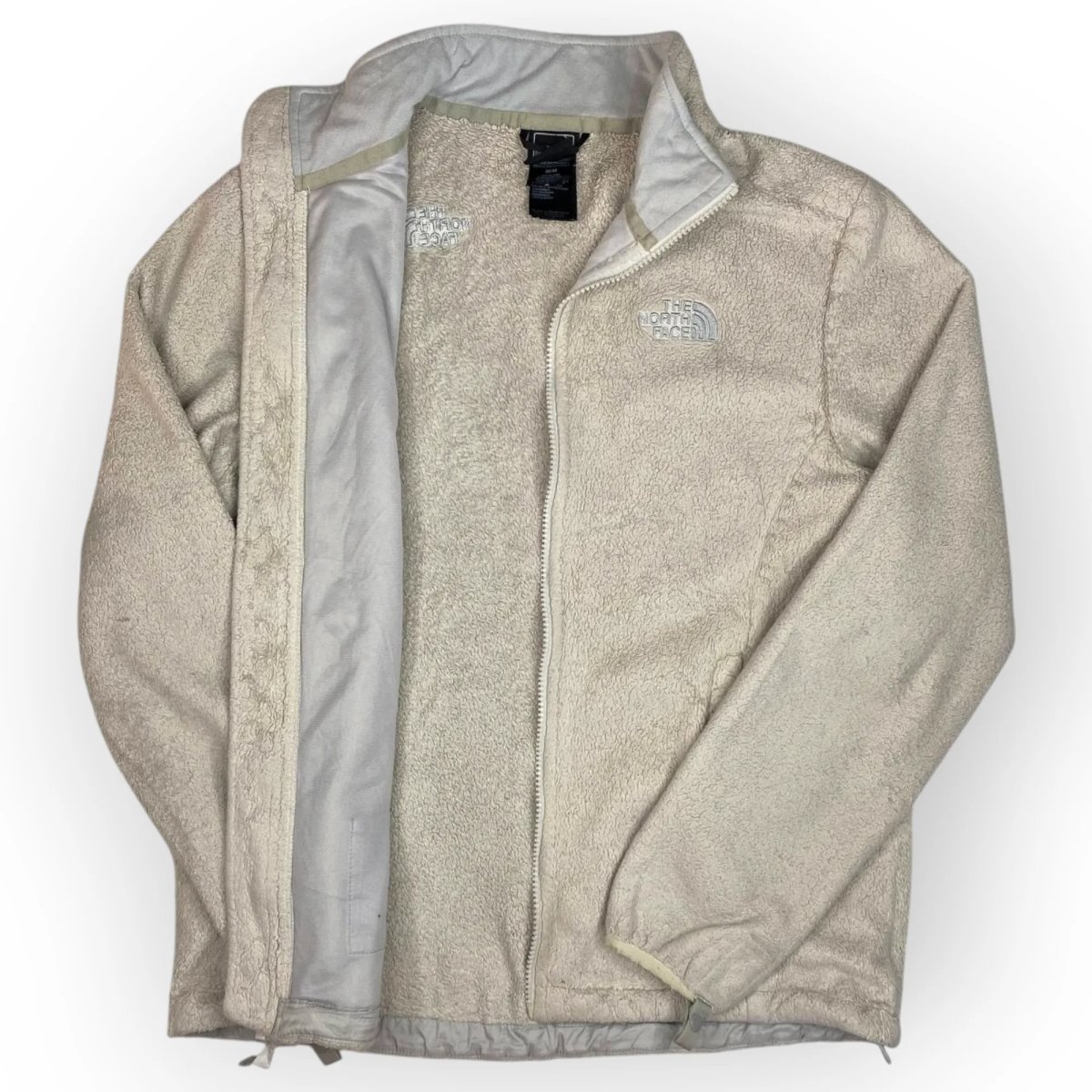 Women The North Face Zip Up Fur (M)