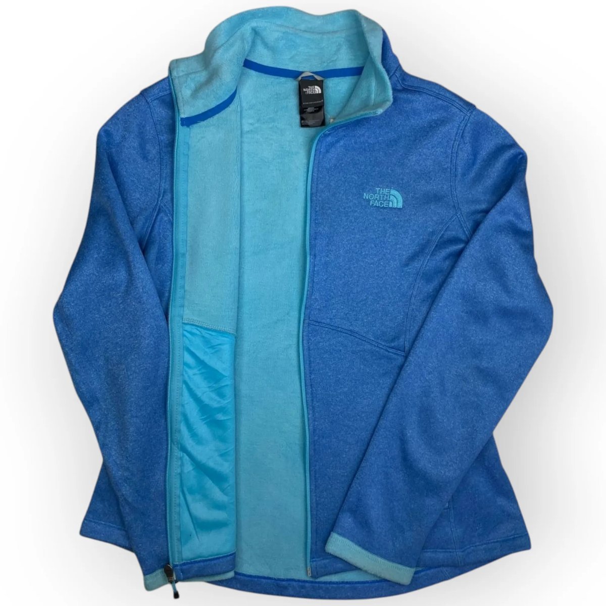 Women The North Face Zip Up Sweatshirt (L)
