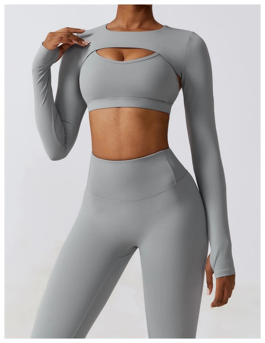 new sportswear gym women's high waist tight yoga set Seamless Leggings — WS-40054