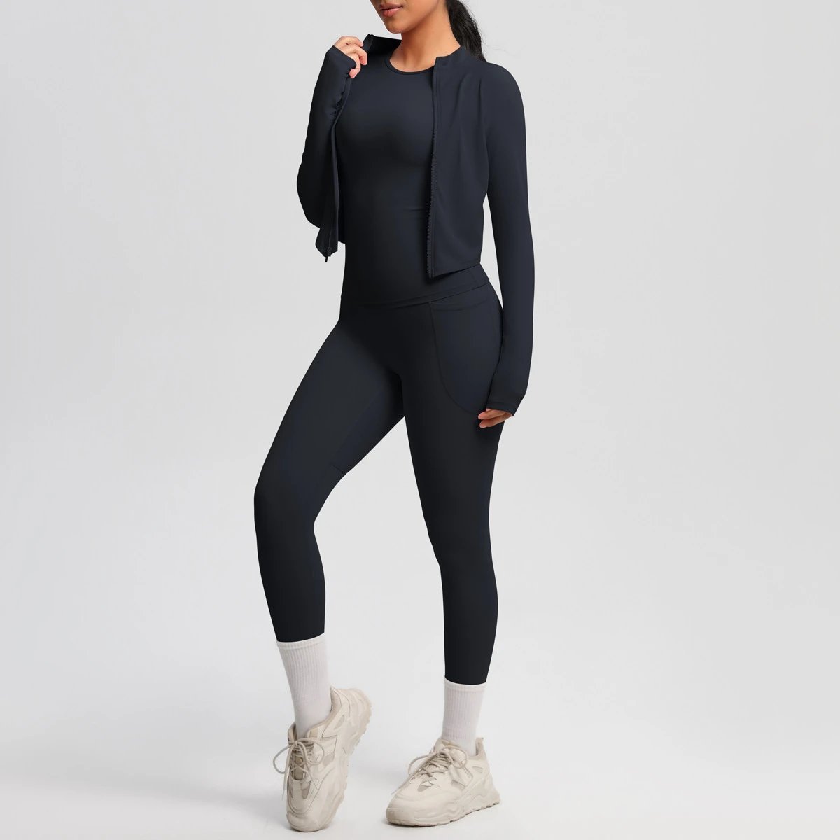 Womens Yoga Tights Apparel Athletic Wear Clothing — ws-40066