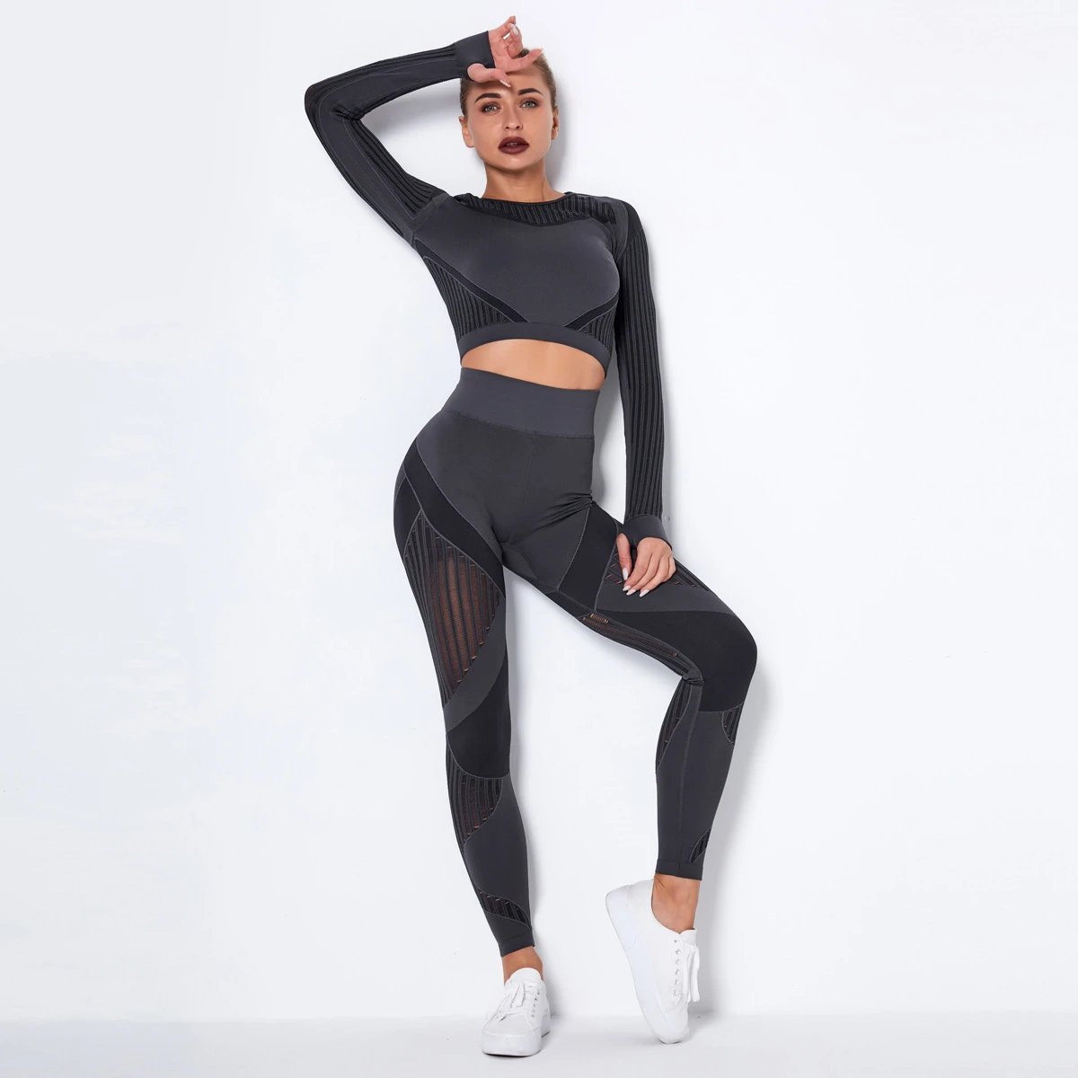 new sportswear gym women's high waist — ws-70074