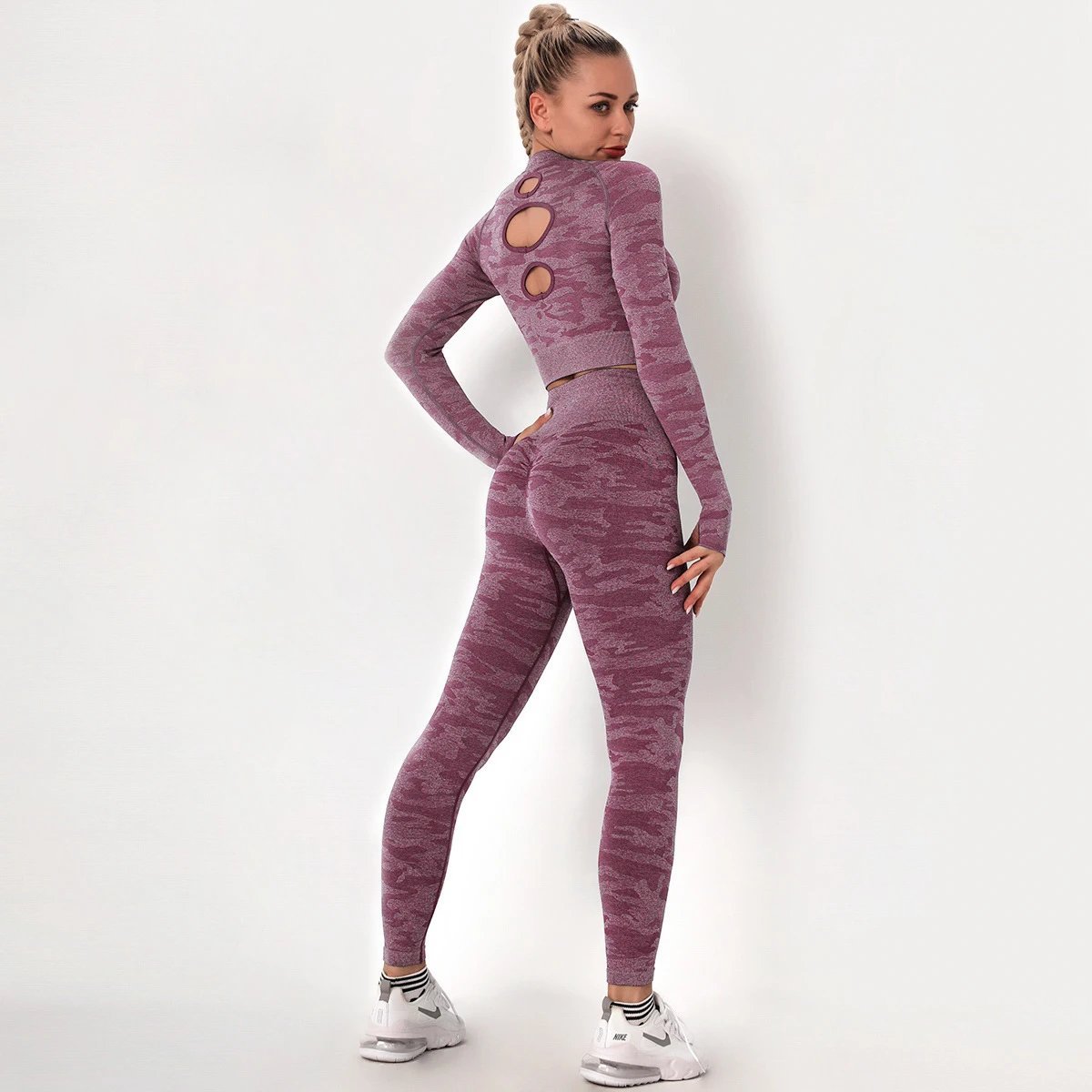 new sportswear gym women's high waist — ws-70124